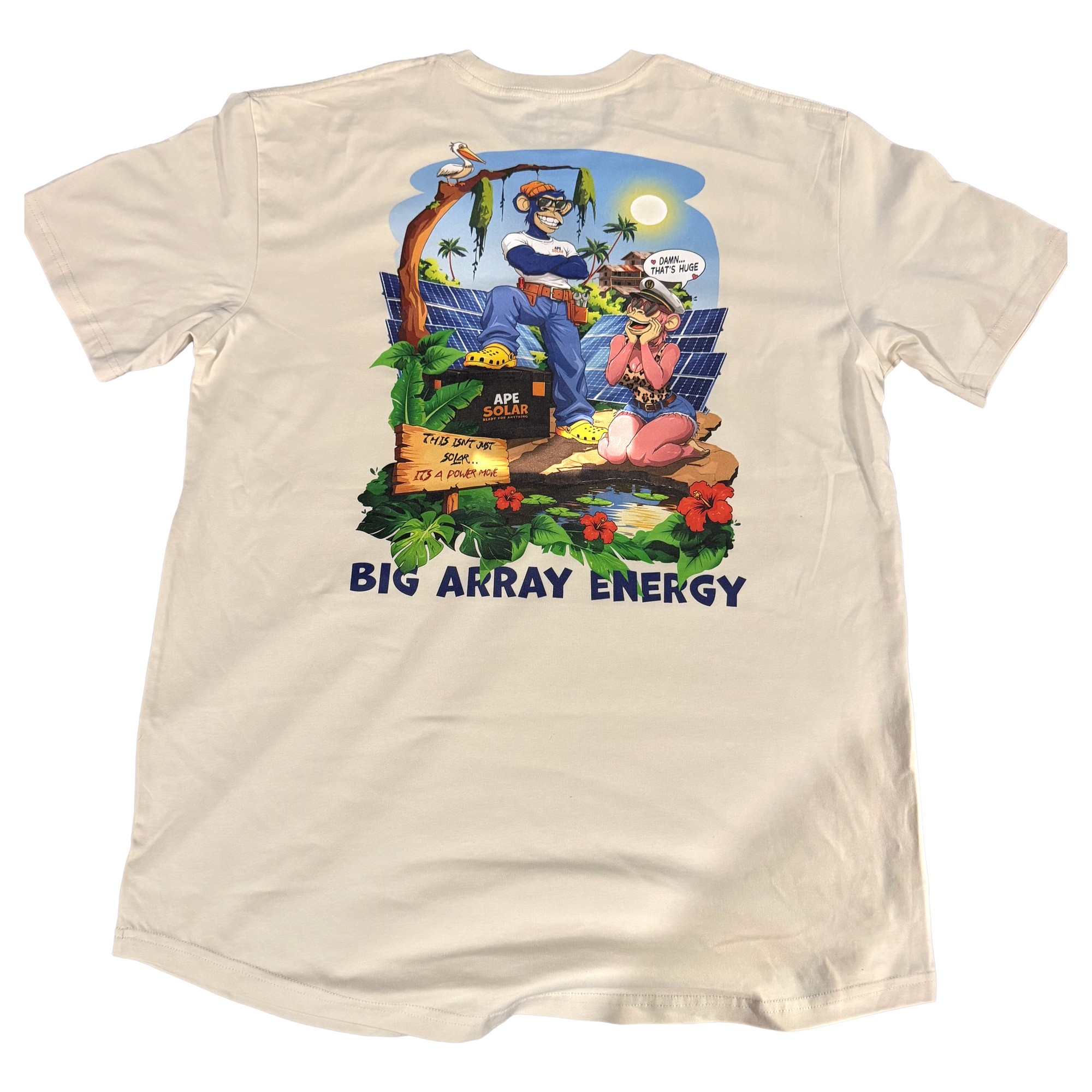 Big Array Energy Tee, Ecru