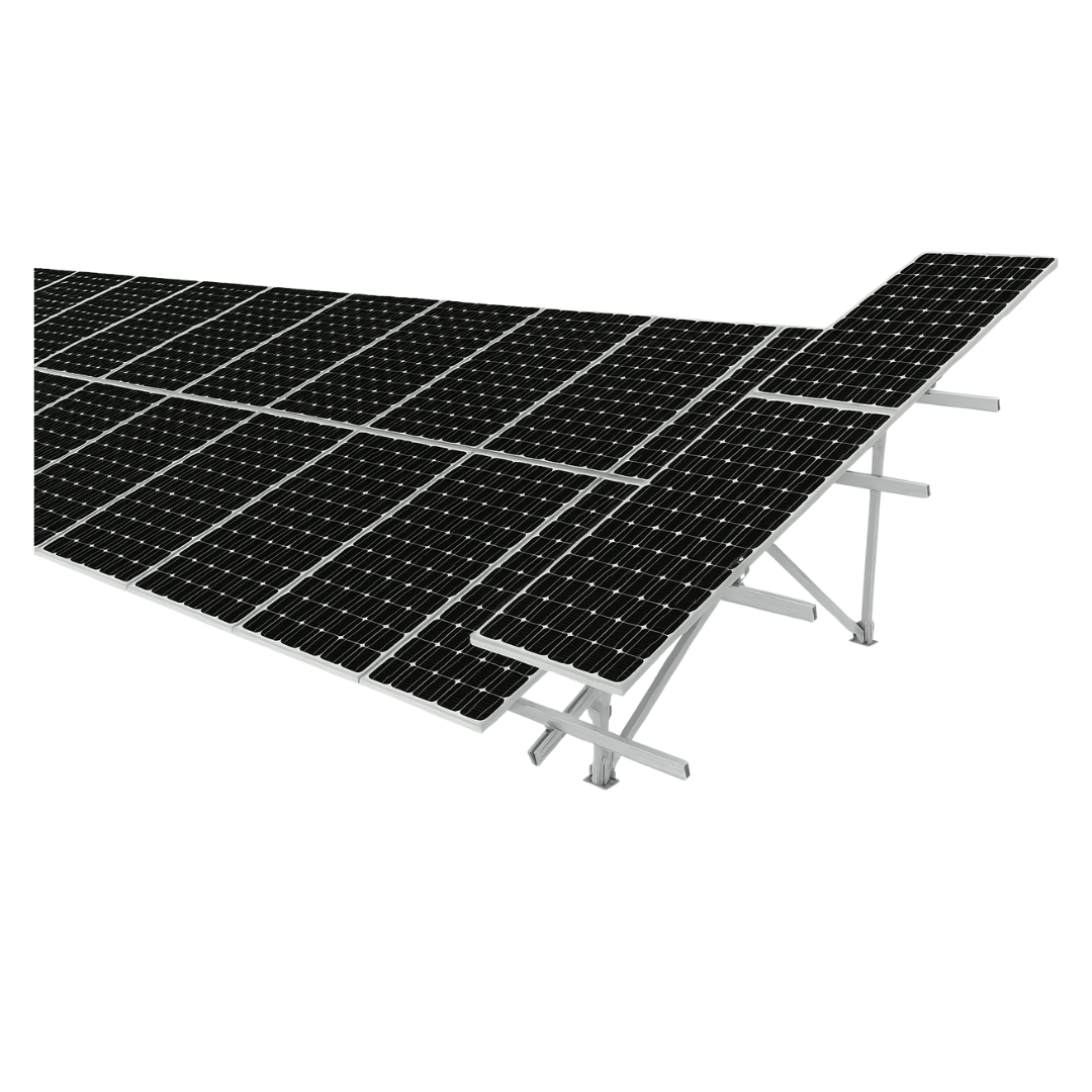 Chiko GroundFlex U2V Ground-Mount Kit, 10-Panel (Concrete, No Ground Screws)